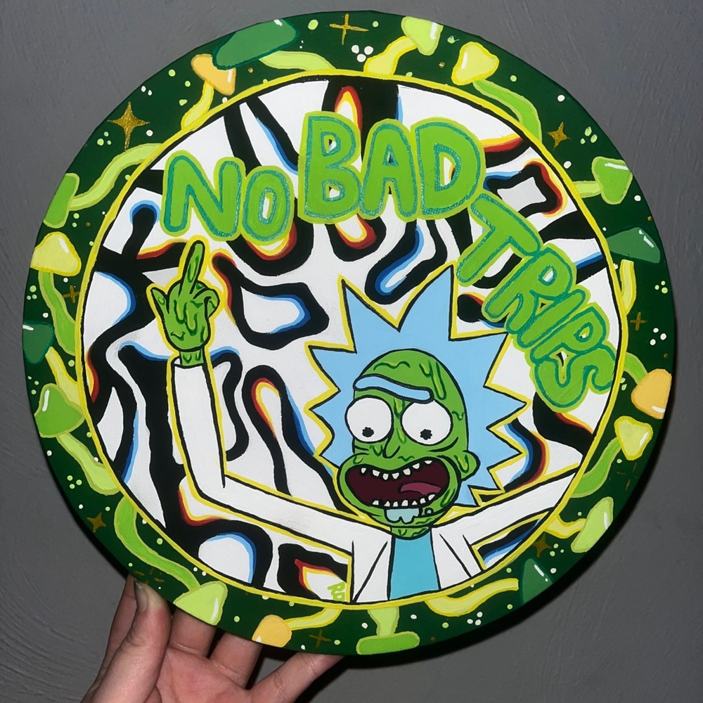Trippy Rick & Morty Art